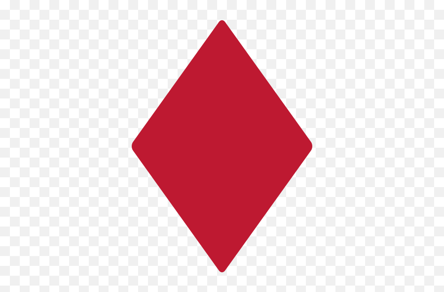 Diamond Suit Emoji - Red Diamond Vector Shape,Red Diamond Emoji