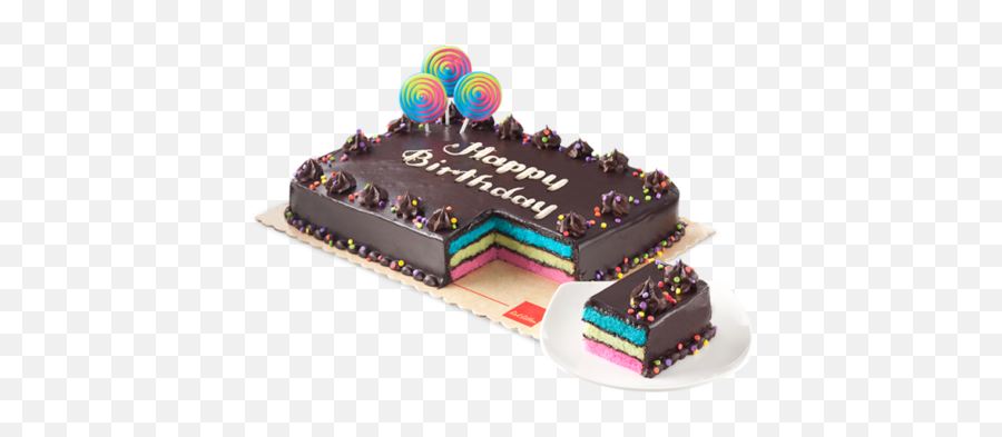 Chocolate Dedication Cake 8x8 Junior U2013 Storey - Rainbow Dedication Cake 8x12 Red Ribbon Emoji,Cute Emoji Cakes