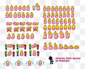 Goddess Princess Peach u0027u0027spritesu0027u0027 Sprite - Sprites Emoji