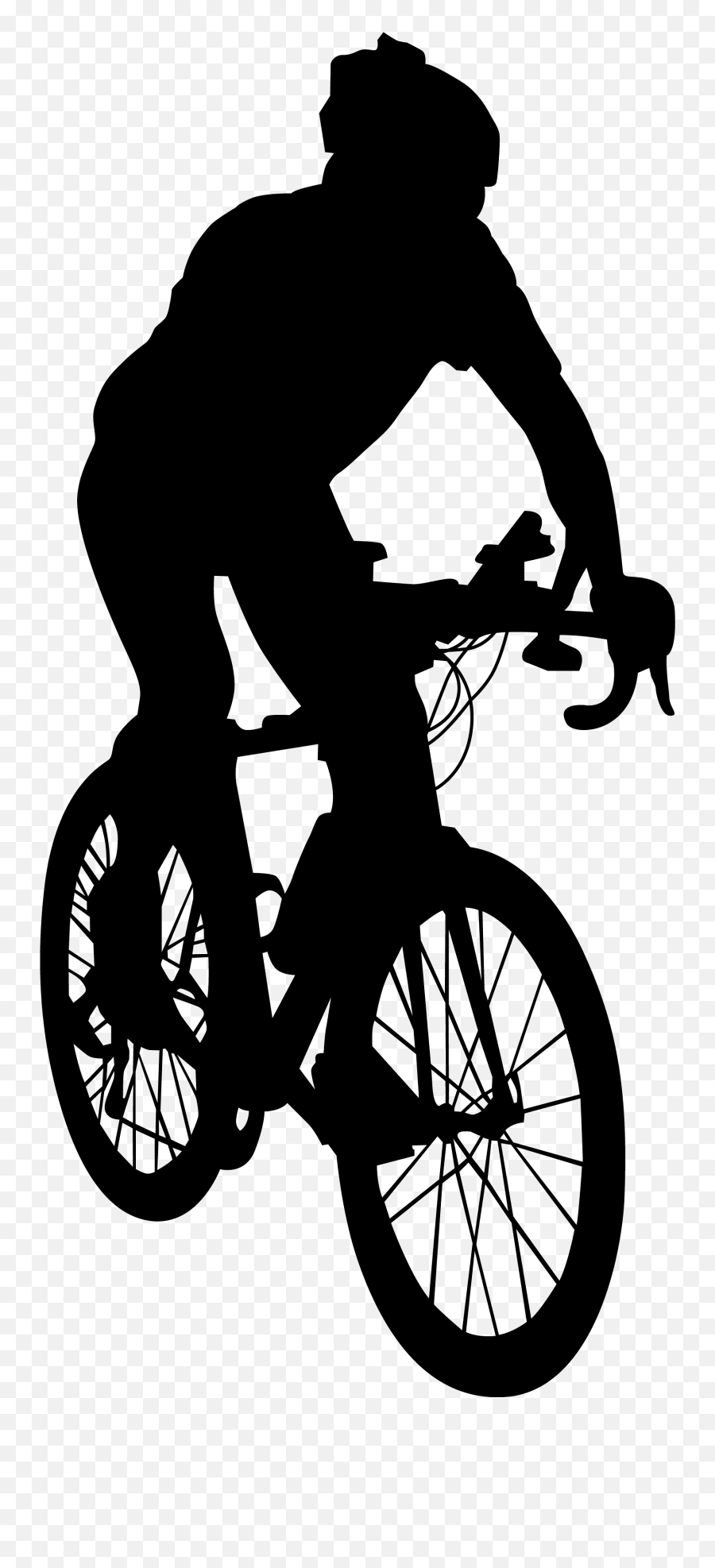 Cycling Png Transparent Images - Riding Bike Silhouette Png Emoji,Biking Emoji
