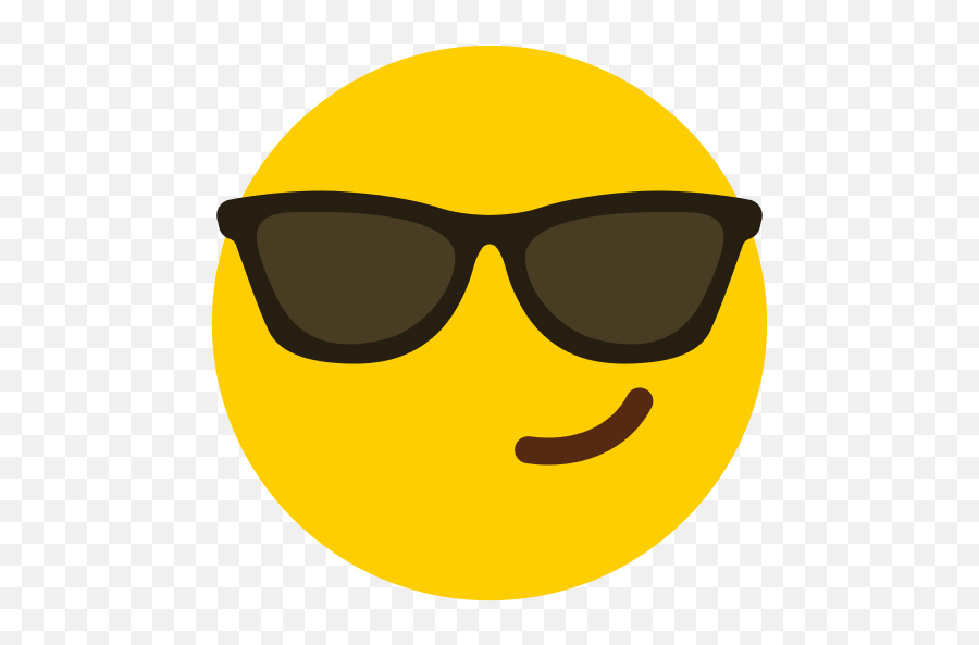 Emoticons Icon - Whatsapp Smiley With Glasses Emoji,Nerd Emoji