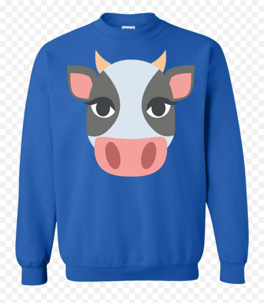 Cow Face Emoji Sweatshirt - New England Patriots Dad Shirt,Crime Emoji