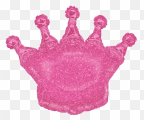Jumbo Pink Crown Balloon - Foil Balloon Crown Emoji,Double High Five Emoji