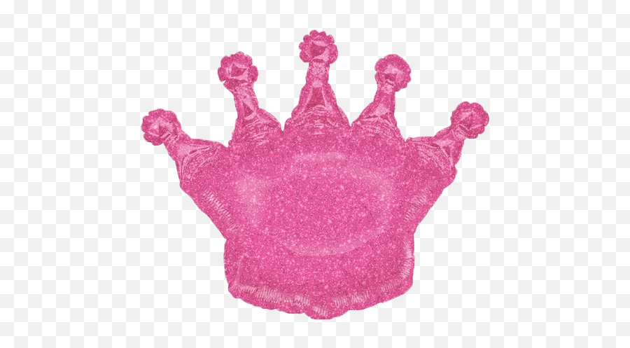 Jumbo Pink Crown Balloon - Foil Balloon Crown Emoji,Double High Five Emoji