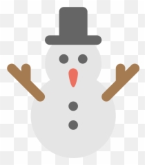 Flat Free Sample Iconset - Snowman Icon Png Emoji,Snowman Emoticon