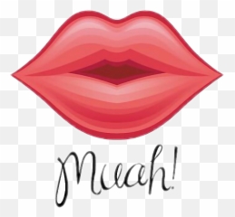 Kiss Muah Lips Lipssticker - Clip Art Emoji