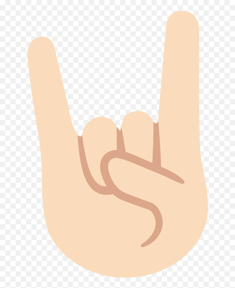 Emoji U1f918 1f3fb - Sign,Horns Emoji