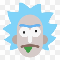 Rick And Morty Icon Transparent Png Clipart Free Download - Icono Emoji