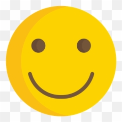 Slightly Smiling Face Emoji Icon Of Flat Style - Smiley
