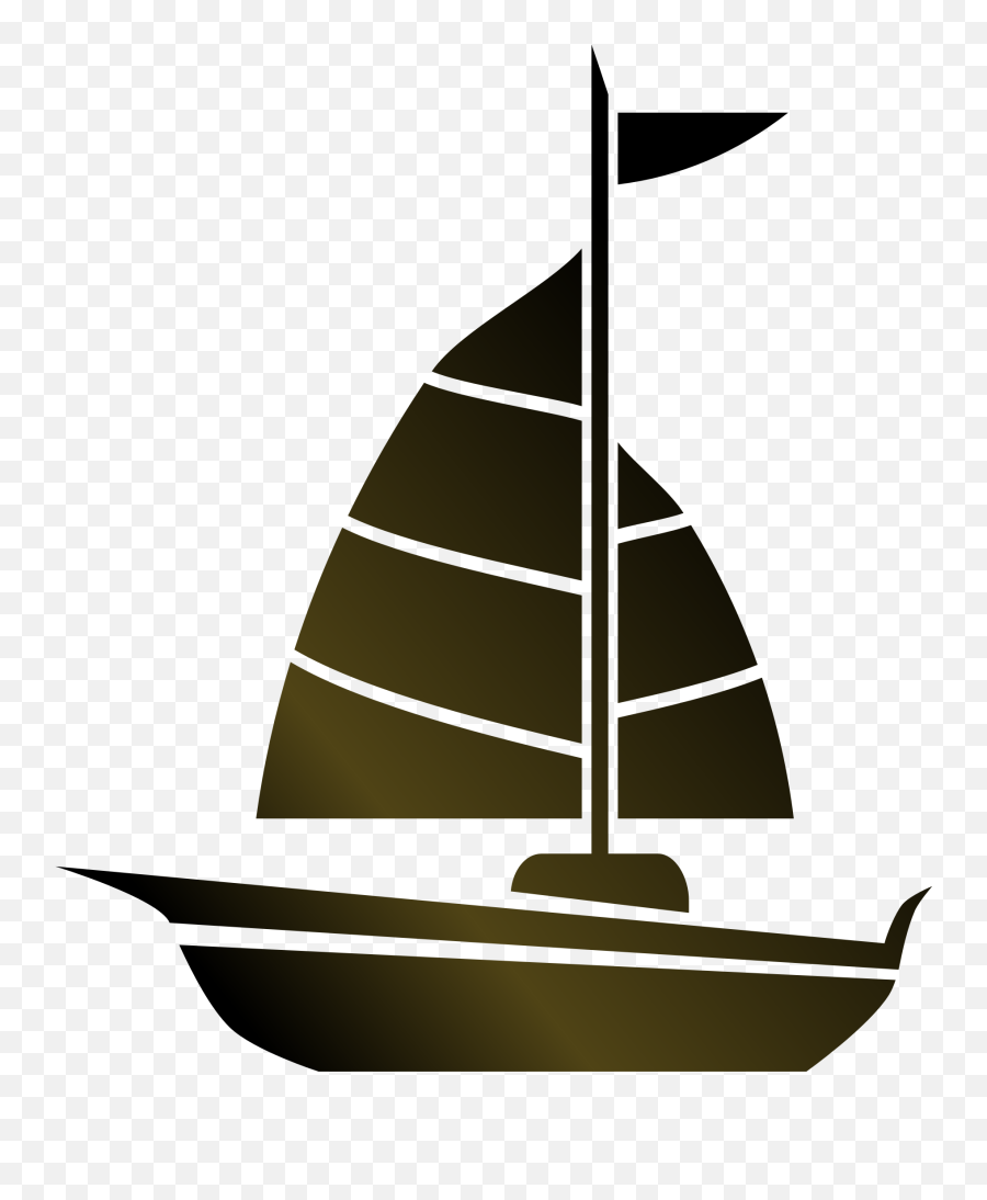 Waves Clipart Sailboat Waves Sailboat - Simple Sailboats Emoji,Sail Boat Emoji