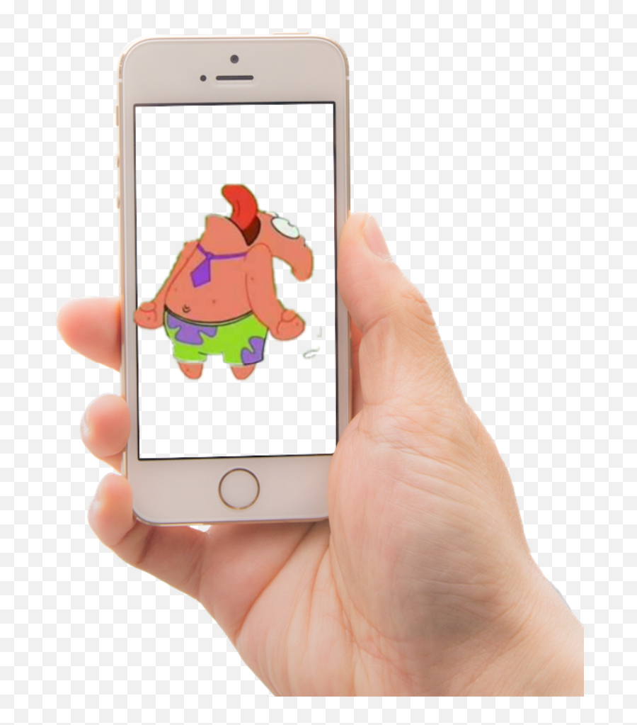 Patrickstar Phone - Mobile Phone Emoji,Boi Hand Emoji Png