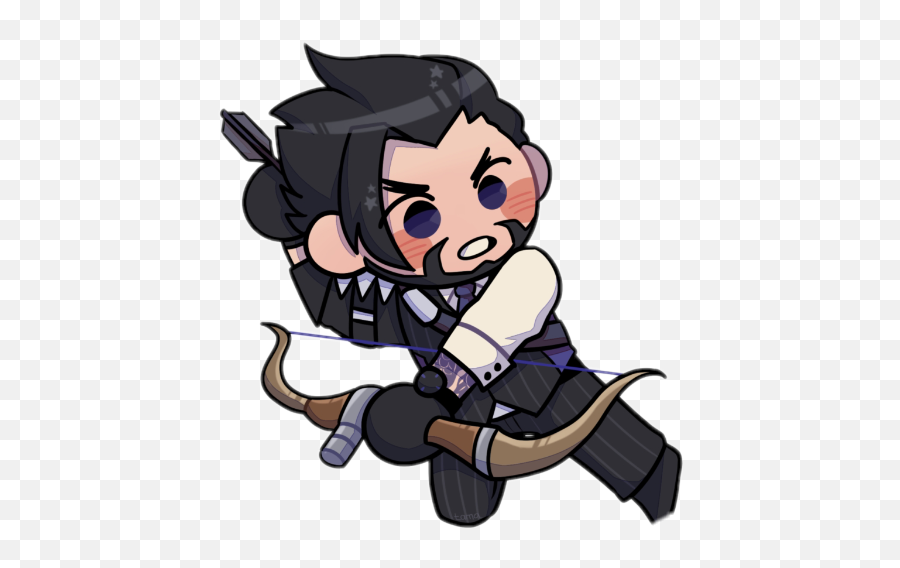 Hanzo - Hanzo Cartoon Emoji,Hanzo Emoji