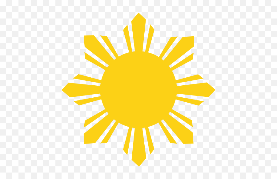 Sun Rays Clipart Png - Clipart Philippine Flag Sun Emoji,Sun Emoji For Facebook