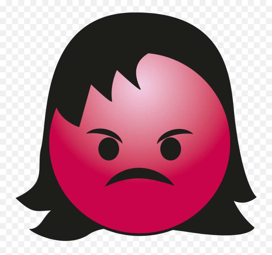 Hair Girl Emoji Png Clipart - Illustration,Girl Emoji