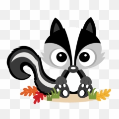 Skunks Clipart - Cute Fall Fox Clipart Emoji,Skunk Emoji