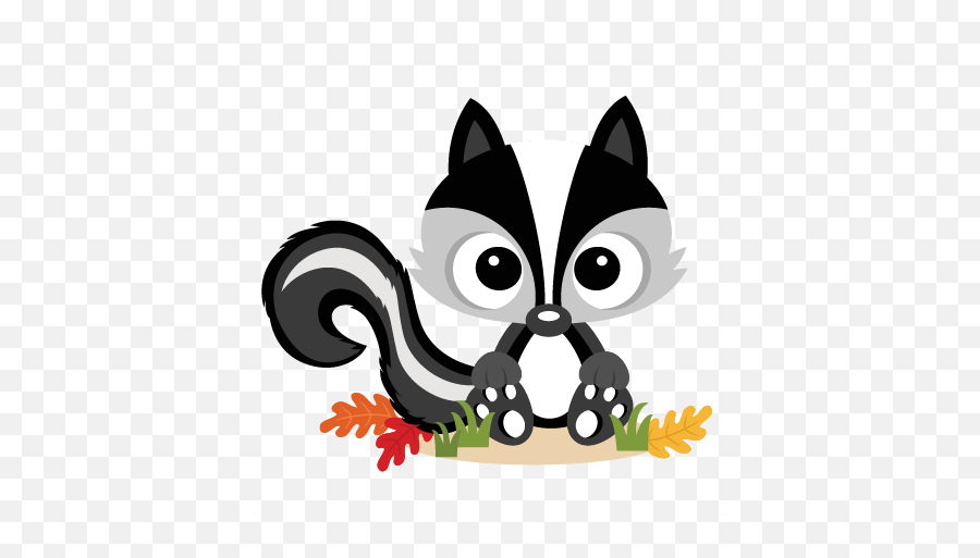 Skunks Clipart - Cute Fall Fox Clipart Emoji,Skunk Emoji
