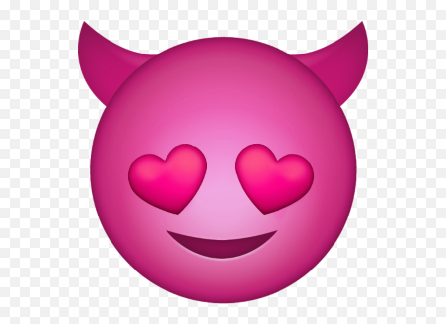 Pin Tillagd Av Justyna K På Cytaty - Devil Emoji With Heart Eyes,Emoji Pensativo