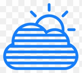 Fog Icon At Getdrawings - Lightning Bolt Cloud Outline Emoji