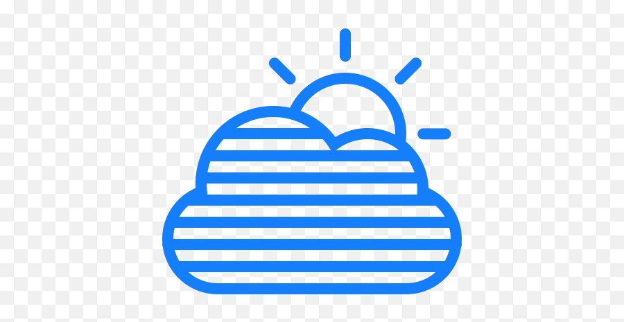 Fog Icon At Getdrawings - Lightning Bolt Cloud Outline Emoji,Fog Emoji