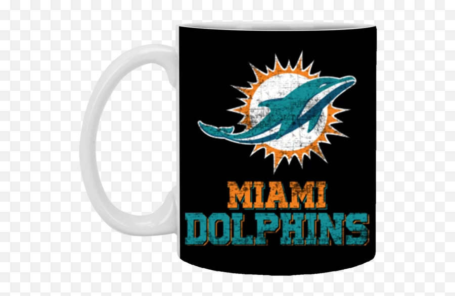 Vintage Cute Mug Coffee Mug 11 Oz Mug - Mug Emoji,Miami Dolphins Emoji