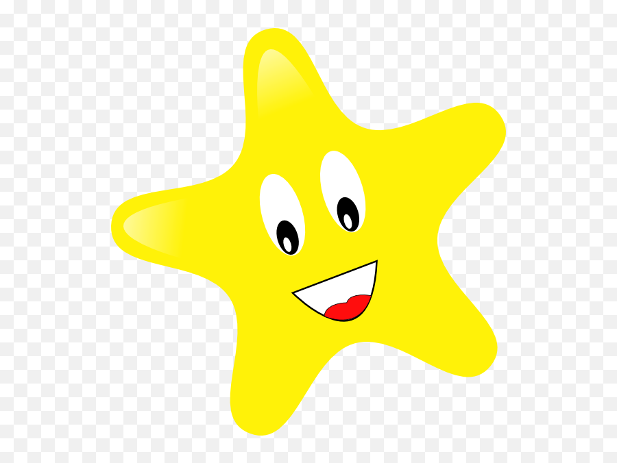 Star Clip Art At Clkercom - Vector Clip Art Online Royalty Smiley Emoji,Gold Star Emoticon