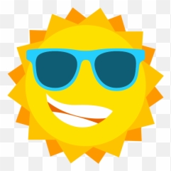 Sun With Sunglases Smiley Free Svg File - Sol Animado Emoji