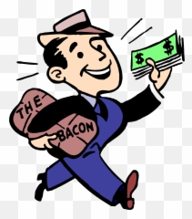 Cartoon - Bring Home The Bacon Clipart Full Size Emoji