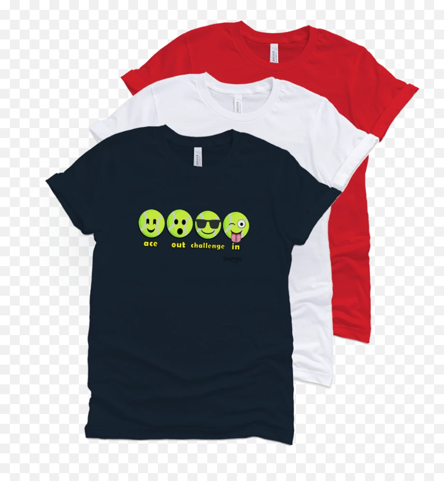 Swinnis Menu0027s Tennis Ball Emoji T - Shirts Active Shirt,Stretch Emoji
