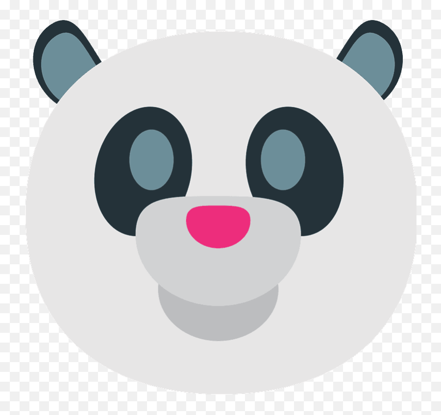 Panda Emoji Clipart - Dot,Panda Emoji