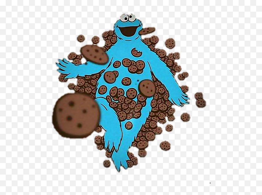Cookiemonster Cookie Monster Raining Rainingfood Fallin - American Beauty Cookie Monster Emoji,Cookie Monster Emoji