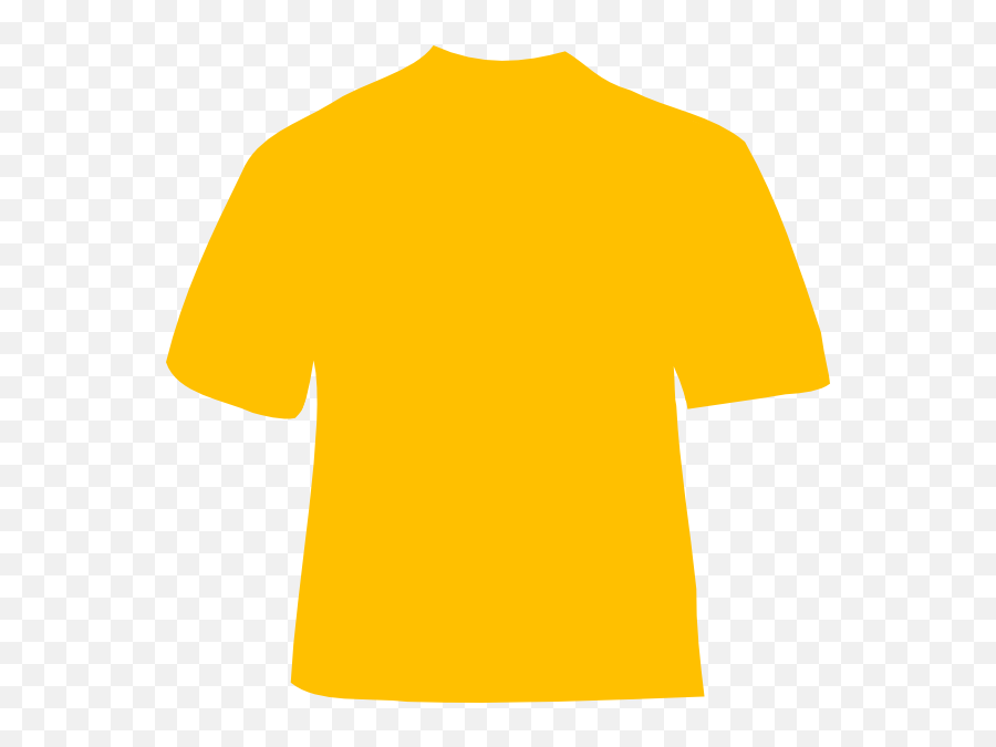 Yellow Gold Shirt Template Clipart - Full Size Clipart Gold T Shirt Clipart Emoji,Yellow Emoji Shirt