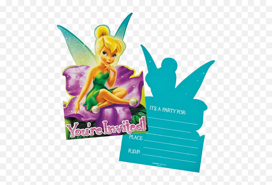 Tinkerbell Party Invitations - Fairy Tinkerbell Invitation Emoji,Tinkerbell Emoji