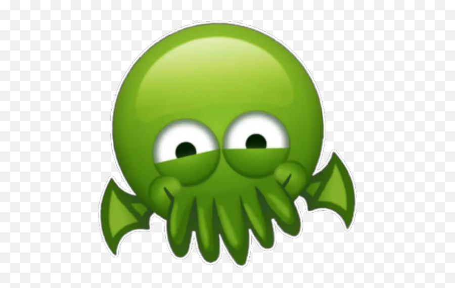 Emoji Cthulhu Png World - Fictional Character,Cthulhu Emoticon