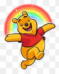 Pin - Stiker Winnie The Pooh Emoji