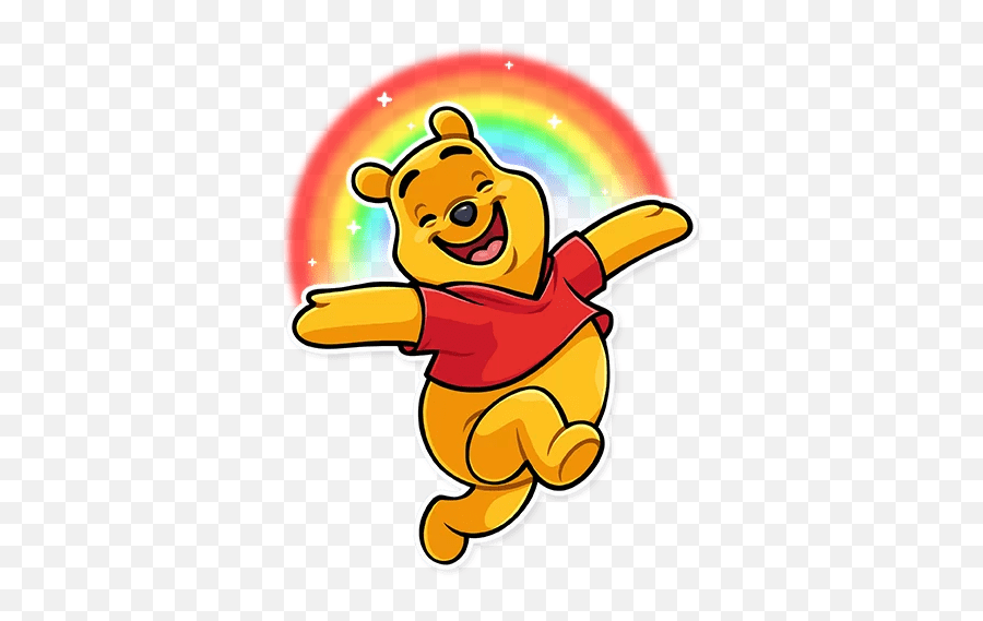 Pin - Stiker Winnie The Pooh Emoji,Roo Panda Emoji