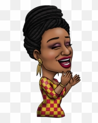 Afro Emoji - Emoji Afro,African Emoji