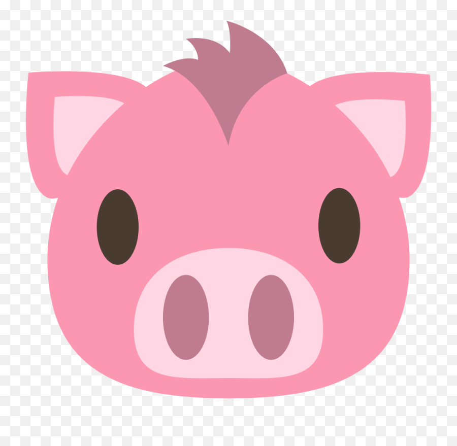 Emojione 1f437 - Transparent Pig Emoji,Bacon Emoji