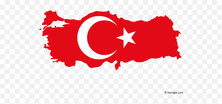 Flag Map Of Turkey In 2020 - High Resolution Turkey Flag Emoji,Turkish Flag Emoji