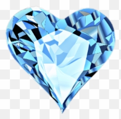 Blue Heart Diamond Jewel Gem Stone Gemstone Crystal - Blue Heart Diamond Png Emoji,Gem Emoji