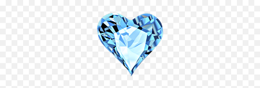 Blue Heart Diamond Jewel Gem Stone Gemstone Crystal - Blue Heart Diamond Png Emoji,Gem Emoji