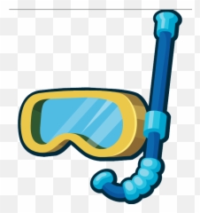 Snorkel Diving Mask Png - Cartoon Snorkel Emoji,Hockey Mask Emoji