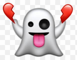Heartbroken Heartbreaker Emoji Iphone - Ghost Png