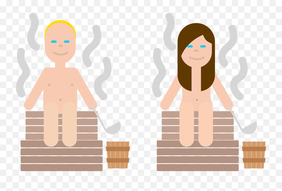 Sauna - Sauna Emoji,Naked Emoji