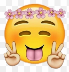Peaceandlove Cheer Happy Emoji Love - Transparent Cute Emoji Png,Cheer Emoji
