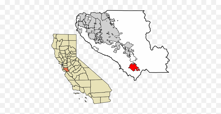 Santa Clara County California - Palo Alto In California Map Emoji,California State Emoji