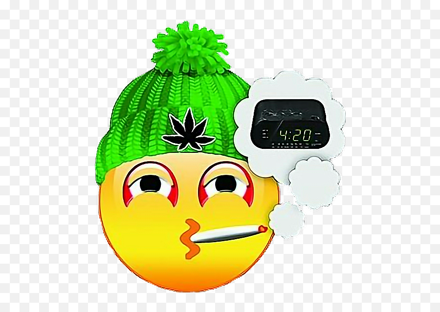 Emoji 420 - Smiley Cannabis,420 Emoji