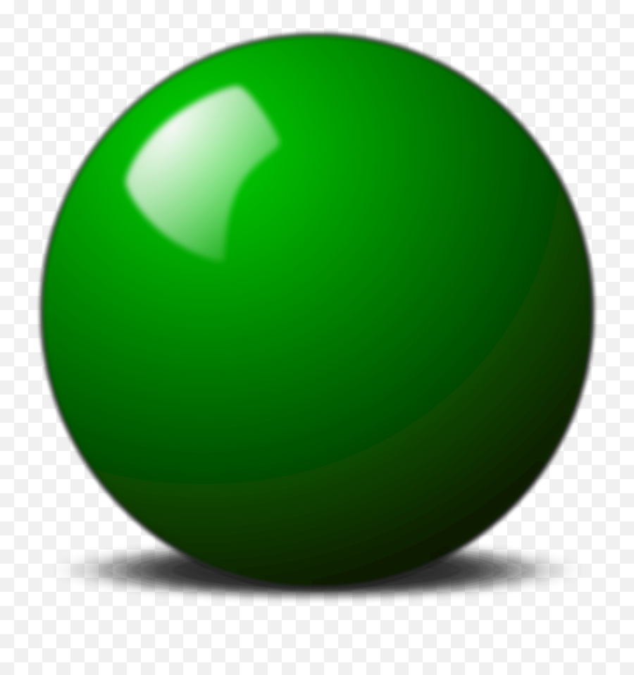 Green Snooker Ball Vector Clipart Image - Green Ball Png Emoji,Instagram Emoji Posts