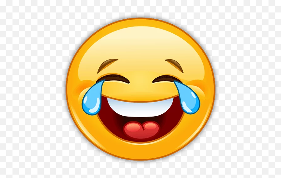 Telegram Sticker - Laughing Emoji Clipart,Saber Emoji