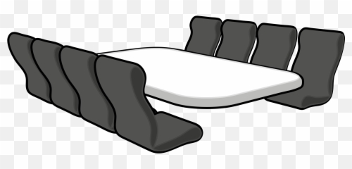 Meeting Room With Seats Vector Clipart - Art Emoji