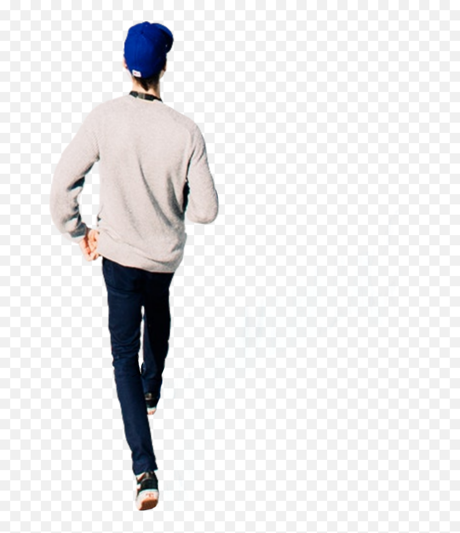 Man Walking Cutout Overlay Baseballcap - Cardigan Emoji,Man Walking Emoji